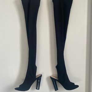 Public Desire over the knee heels